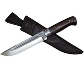 Нож кузница Семина Оборотень кован ст Х12МФ ц,м,дюраль,венге