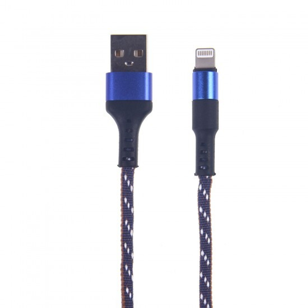 USB - Lightning дата кабель Jkx-005, 1 м, 012936 Зеленый