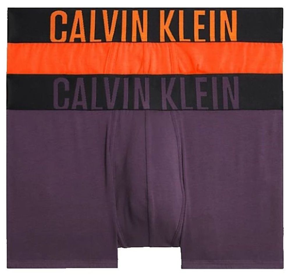 Боксерки теннисные Calvin Klein Intense Power Trunk Shorty 2P - carrot/mysterioso