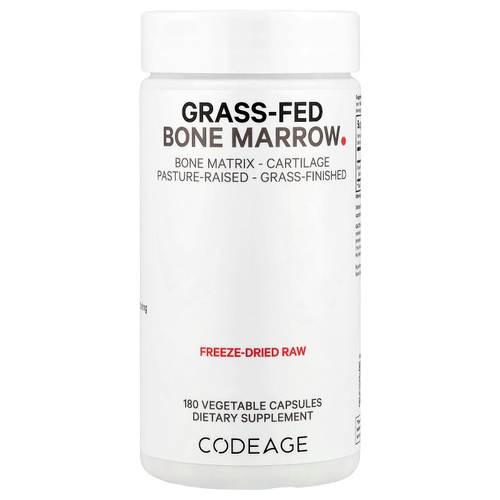 Codeage, Костный мозг травяного откорма, 180 растительных капсул