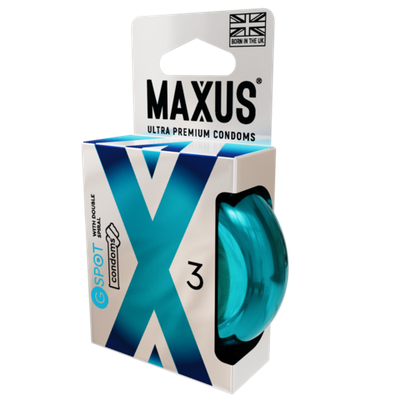 Презервативы MAXUS G spot, двойная спираль, 3 шт