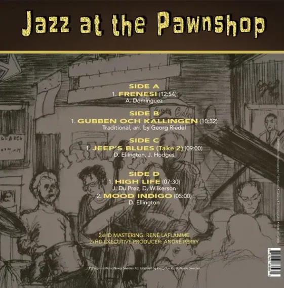Arne Domnerus, Lars Erstrand, Bengt Hallberg, Egil Johansen, Georg Riedel – Jazz At The Pawnshop - Late Night (2xHD) 2LP