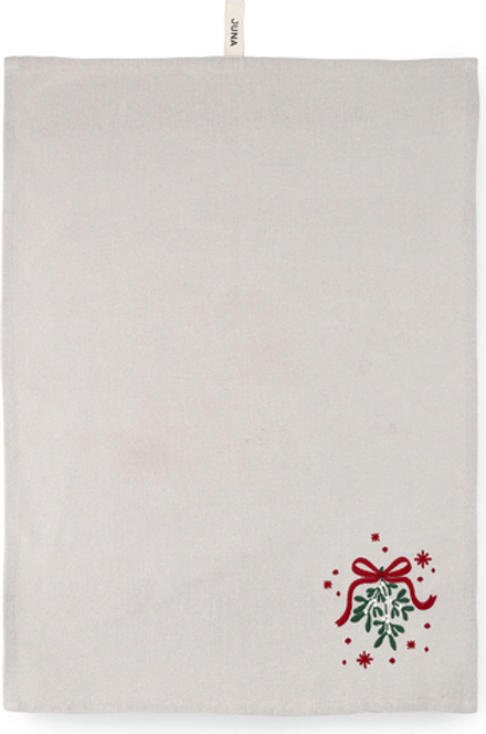 Полотенце кухонное Juna Christmas Fable, хлопок, 50 50 см, бежевое