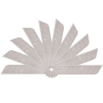 Лезвия запасные DELI для канцелярских ножей, 18 мм (10 шт/упак)