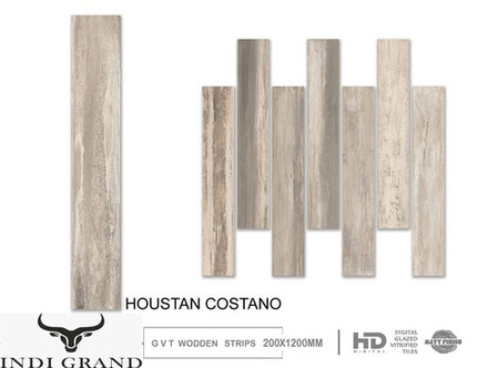 Керамогранит Carving 20x120cm GVT Matt Finish Houstan Costano