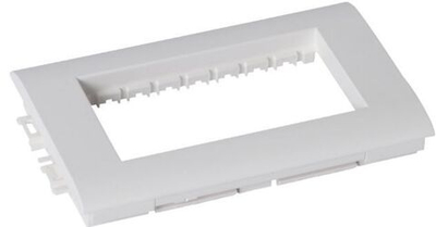 Рамка Legrand Суппорт 4мод. Mosaic для кабель-канала Metra 85х50; 100х50; 130х50 с крышкой 75мм Leg