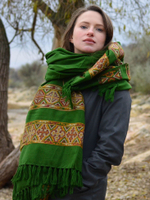 Шаль Куллу (зеленый)