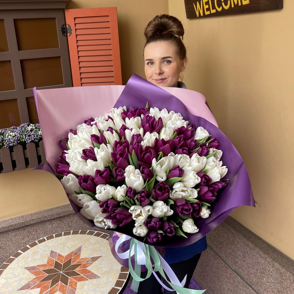 Букет тюльпанов «Мэджик микс»