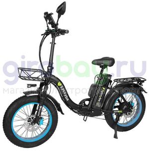 Электровелосипед Syccyba F11 Pro (48V/20Ah) - Синий обод фото №1