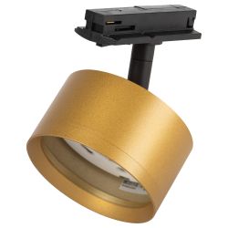 Трековый светильник однофазный ЭРА TR48-GX53 MG под лампу GX53 матовое золото | Однофазные трековые светильники