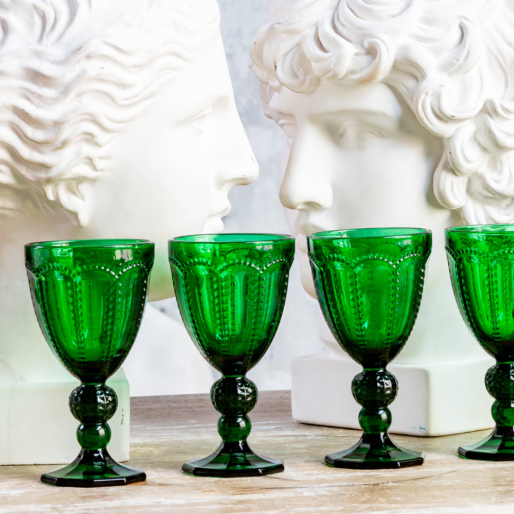 Набор бокалов 6шт 250мл Объект мечты Светский прием Меркури изумруд OM-21091712