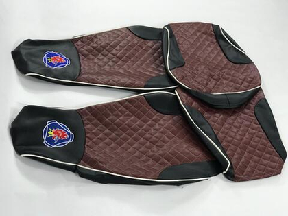 Чехлы Премиум стеганные кожаные SCANIA R/P/G 2004-2014 г. S21