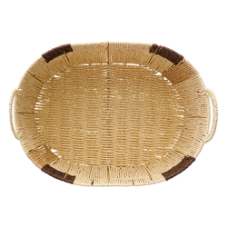Корзина плетеная овальная bodhran chocolate из коллекции ethnic, размер s