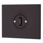 Выключатель 1-кл. проходной (скрытый монтаж), пластик, цвет Коричневый матовый B3-221-22M