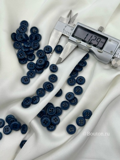 Пуговицы на прокол темно-синие