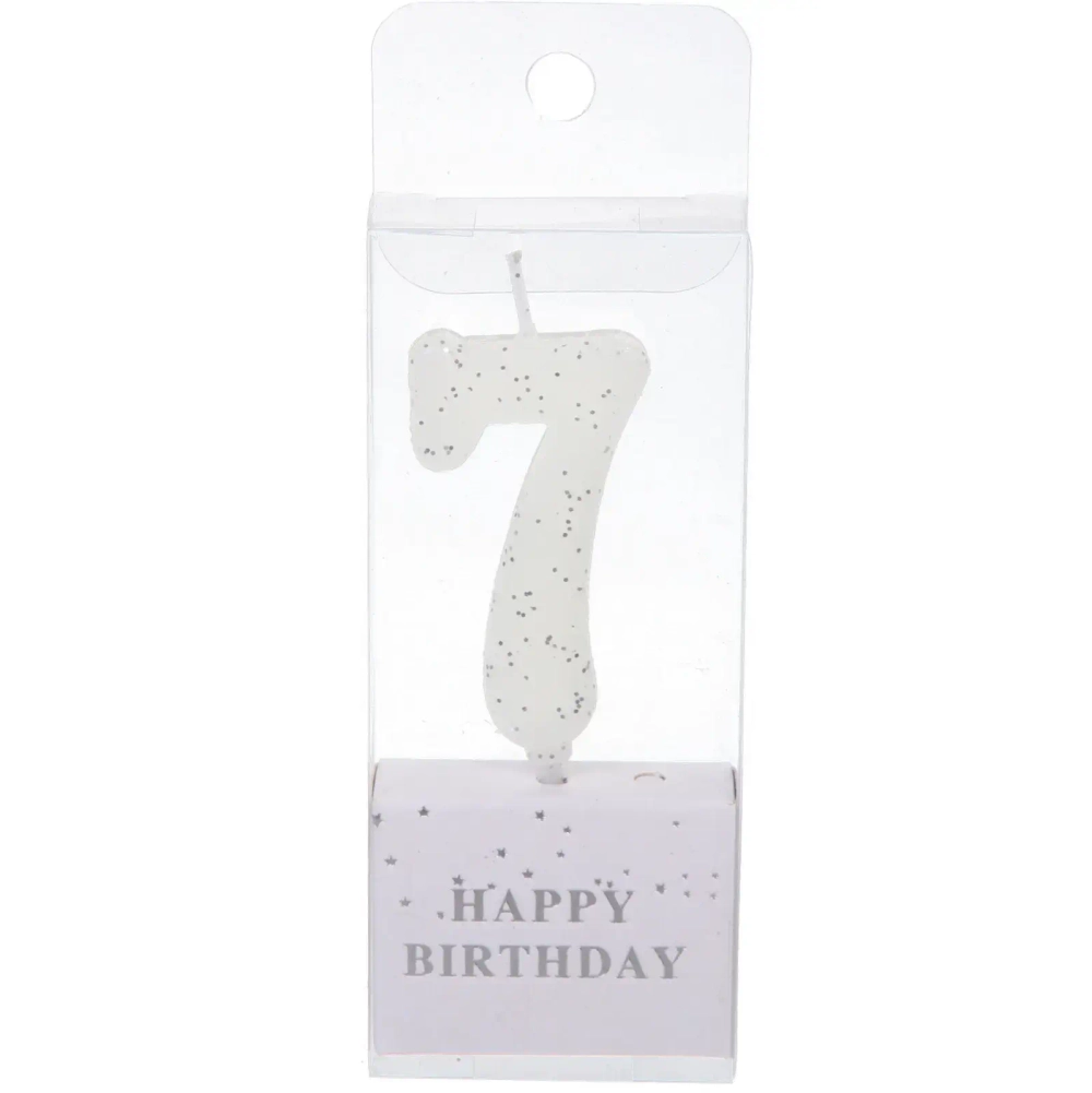 Свеча для торта Цифра Фактура «7» 4,6 см