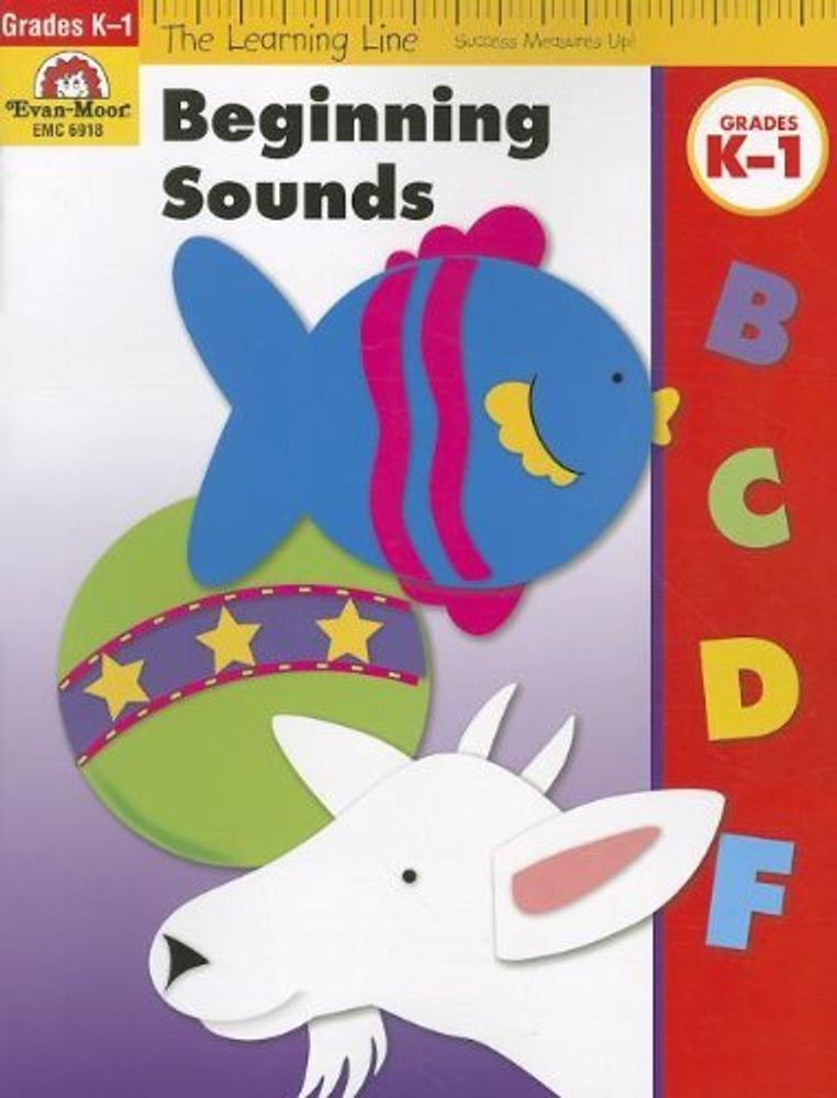 Learning Line Workbook: Beginning Sounds, Grades K-1