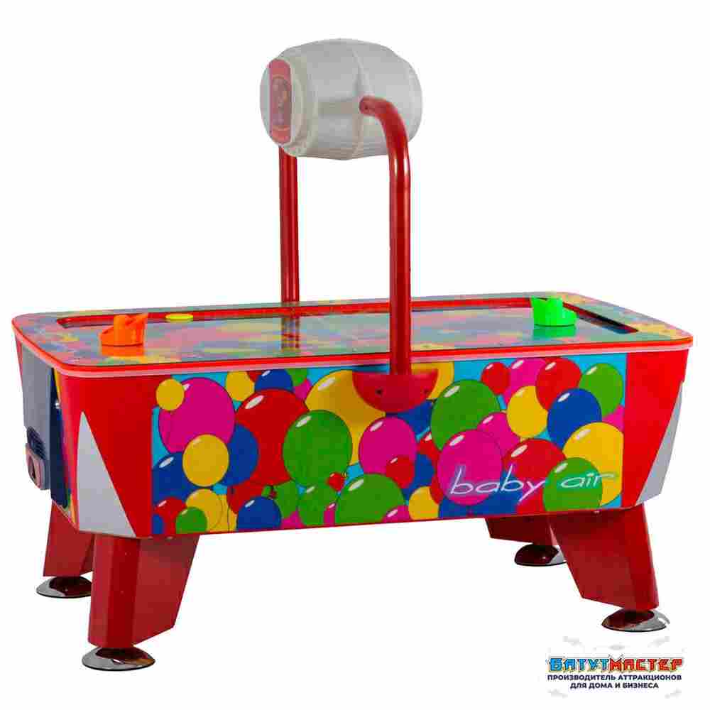 Детский аэрохоккей «Праздник» с тематическим оформлением, 153×97×70 см