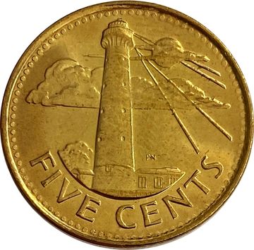 5 центов 2017 Барбадос