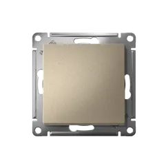 Выключатель 1-кл. СП AtlasDesign 10А IP20 (сх. 1) 10AX механизм шампань SE ATN000511