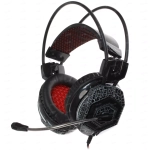 Наушники с микрофоном Оклик HS-L500G, черный