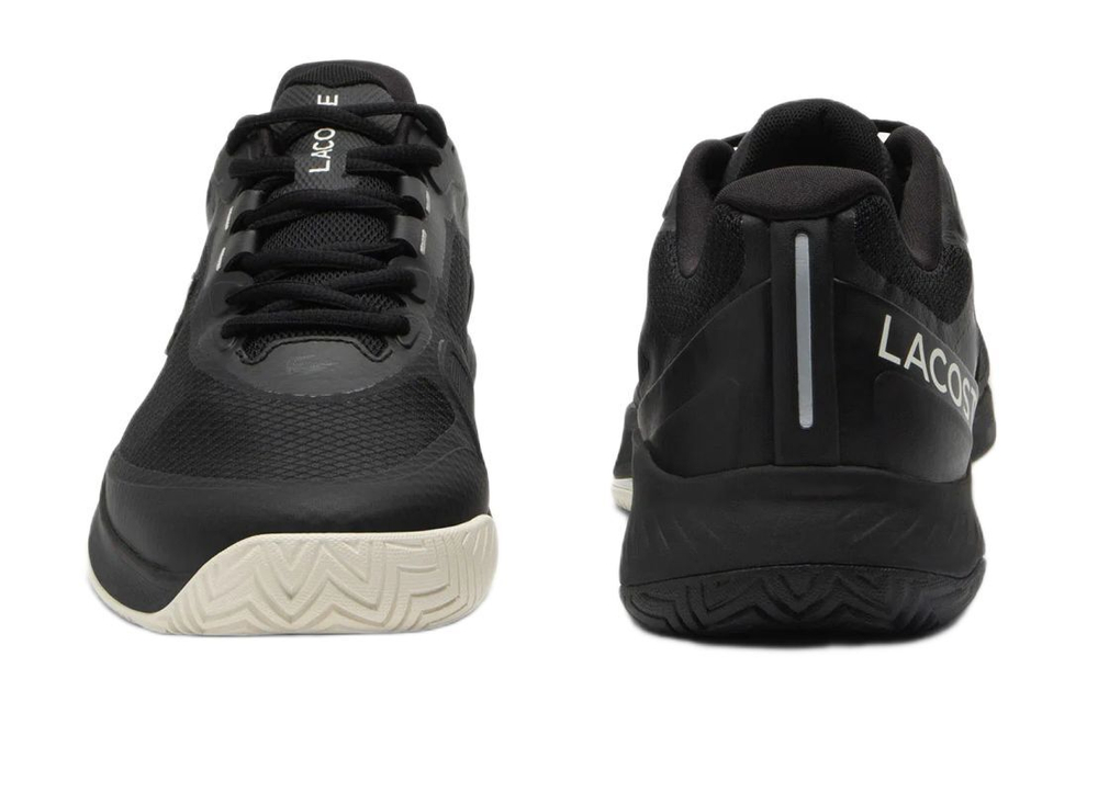 Мужские теннисные кроссовки Lacoste Tech Point Tennis - black/off white