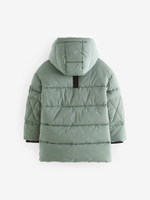 Пуховик с флисовой подкладкой для мальчика Next Q51-556, Хаки