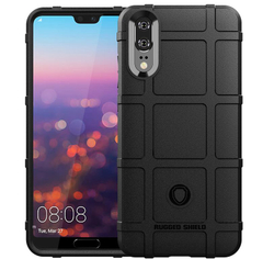 Чехол для Huawei P20 цвет Black (черный), серия Armor от Caseport