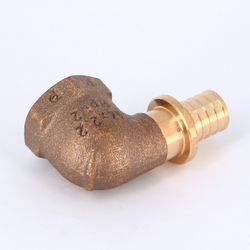 Угол надвижной В бронза Rehau ( муфта Рехау) 16х1/2' RX+