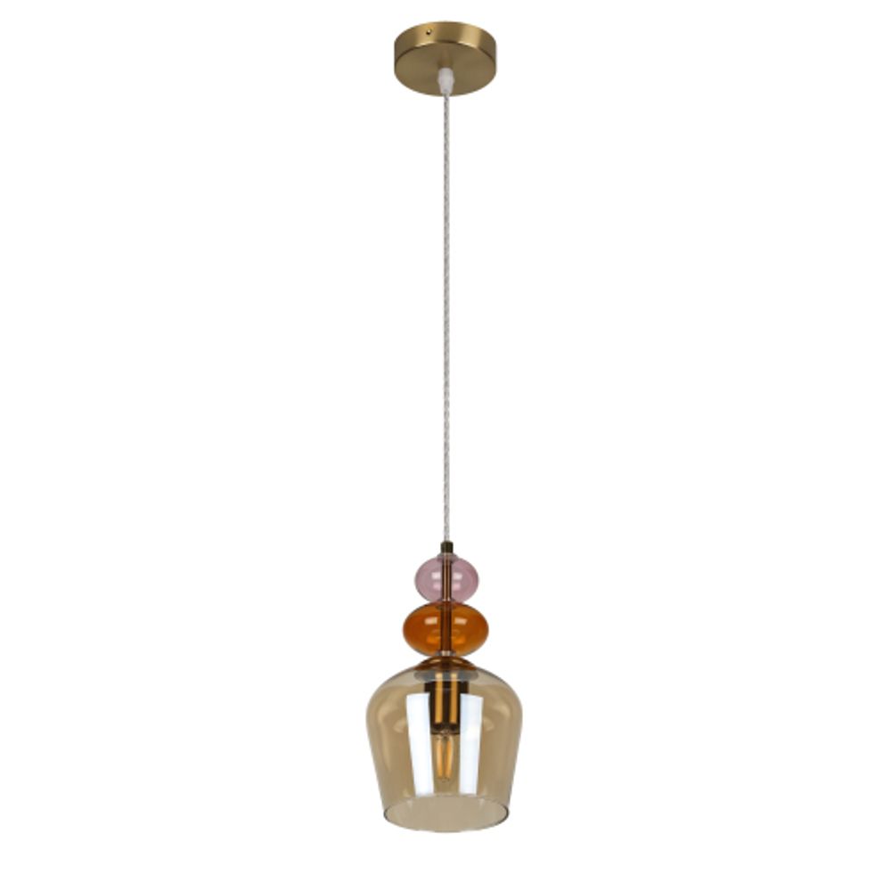 Светильник подвесной (подвес) Rivoli Corina 4114-201 1 х Е27 40 Вт дизайн | Rivoli