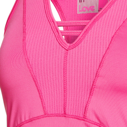 Женская теннисная майка Lucky in Love Top Rated Tank Top Women - Pink