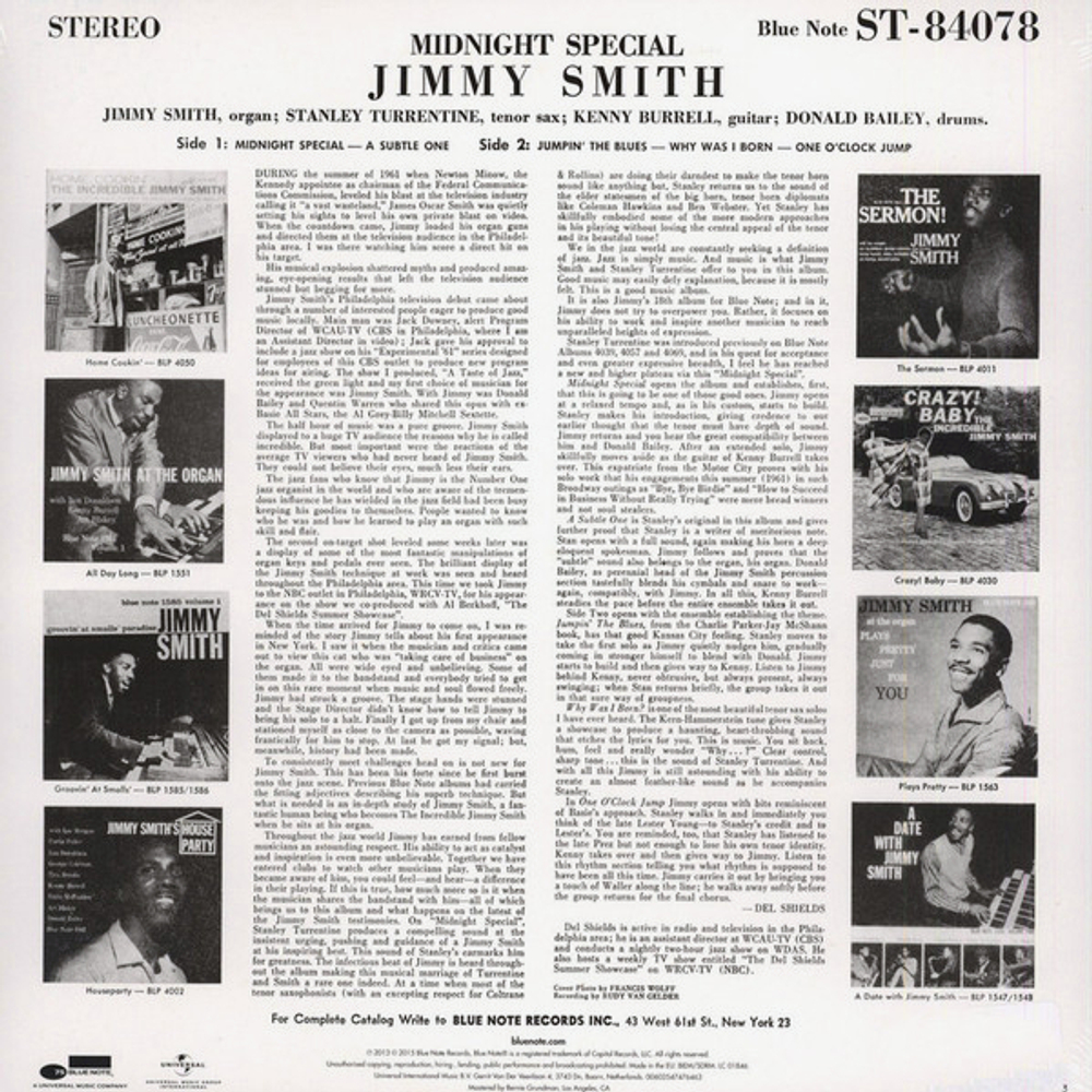 Jimmy Smith / Midnight Special (LP)