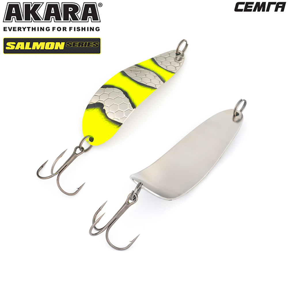 Блесна колебалка Akara Salmon Семга 80 мм 22 гр. 24-NI