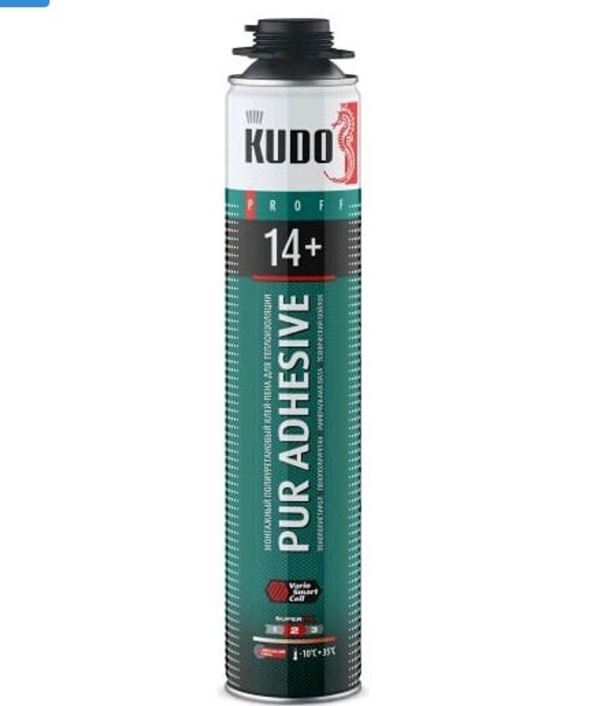 Пена-клей KUDO  д/теплоизоляц.плит  профи всесезон. PROFF 14+ APS  1000 мл / KUPP10UAPS