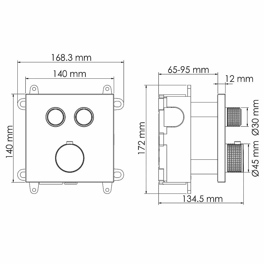 Душевая система WasserKRAFT Sauer A7148.183.261.280.197.281 Thermo золото