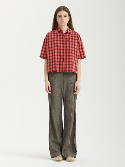 Женские Брюки Linen Panelled Raw-cut