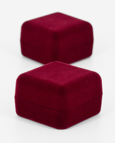 Футляр квадратный, серия "Классика", 40х40х28 мм