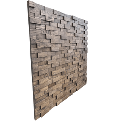 Деревянная мозаика для стен Wood Mosaic Рубка Дуб цвет венге