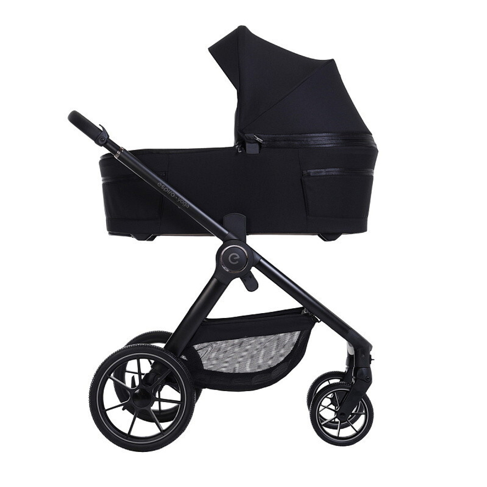 Детская коляска 3 в 1 Espiro Yoga 2025 и автокресло Pi Graphite 111 calm evening voice of nature / Графитовый (Graphite 117)