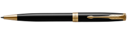 Шариковая ручка Parker Sonnet Lacquer Deep Black GT