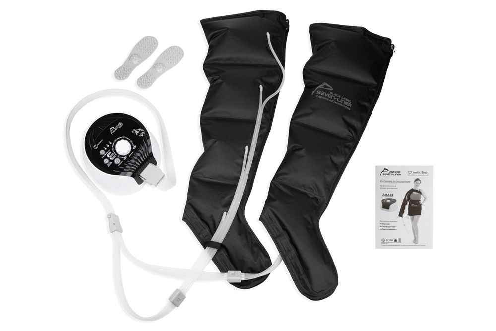 Аппарат для лимфодренажа, прессотерапии, массажа WelbuTech Seven Liner Zam-01, стандартный комплект, размер L