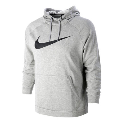 Мужская кофта теннисная Nike Dri-Fit Hoody Men - Lightgrey, Black