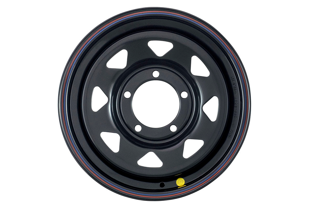 Диск усиленный УАЗ стальной черный 5x139,7 7xR16 d110 ET+25 (треугольник мелкий)