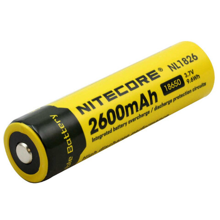 Аккумулятор Nitecore NL1826 2600mAh 18650 Li-ion battery