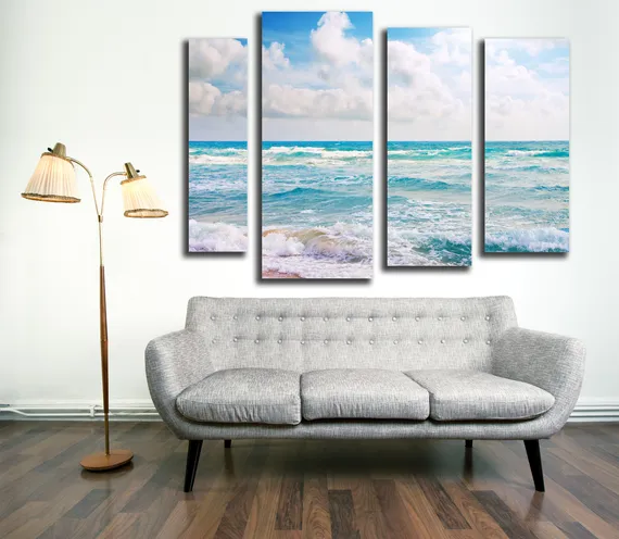 Модульная картина "Сила океана"