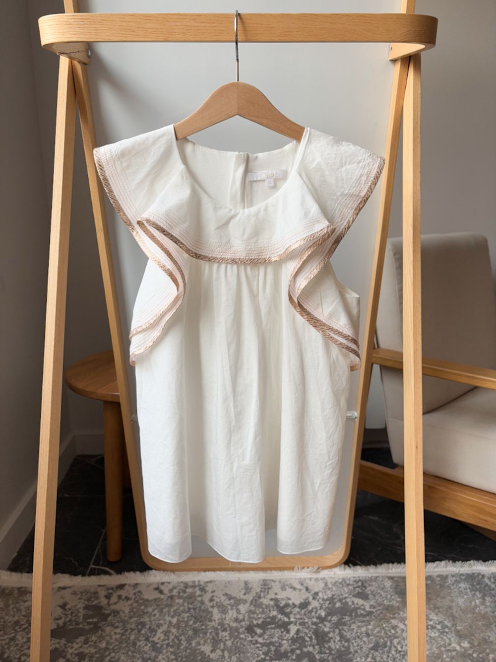 Хлопковая блузка Chloe, 140