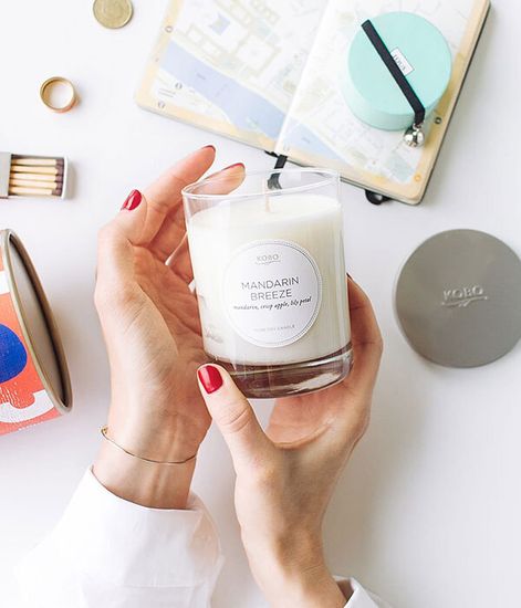 Mandarin Breeze, свеча Natural Math, Kobo Candles