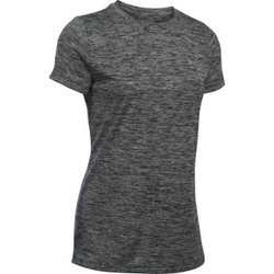Женская теннисная футболка Under Armour Women's UA Tech Twist T-Shirt - Gray