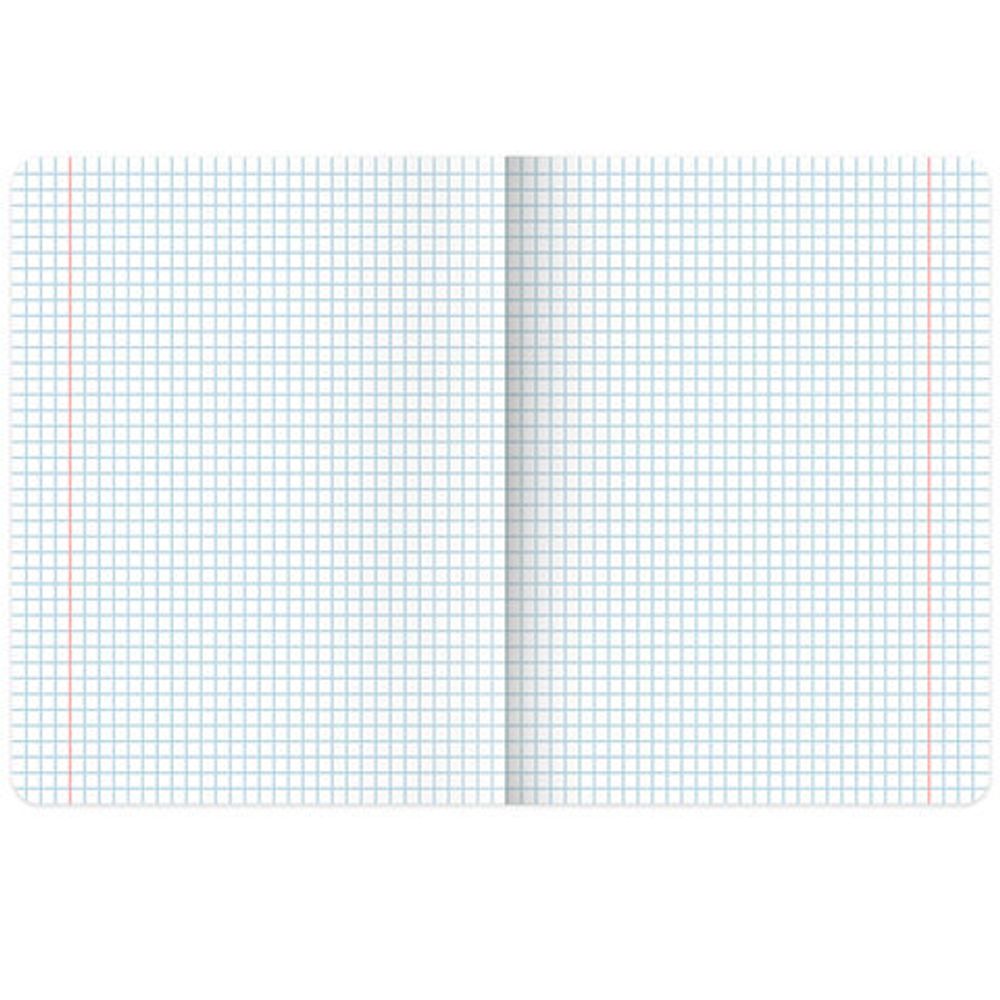 Тетрадь А5, 48 л., BRAUBERG, скоба, клетка, глянцевый лак, "Dark" (микс в спайке), 404350