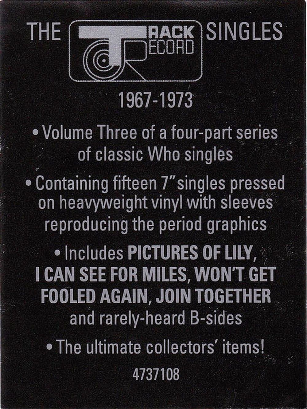 The Who / The Track Singles 1967-1973 (14x7" Vinyl Single + 7" Vinyl Single EP)